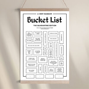 Bucketlist: The Quarantine Edition